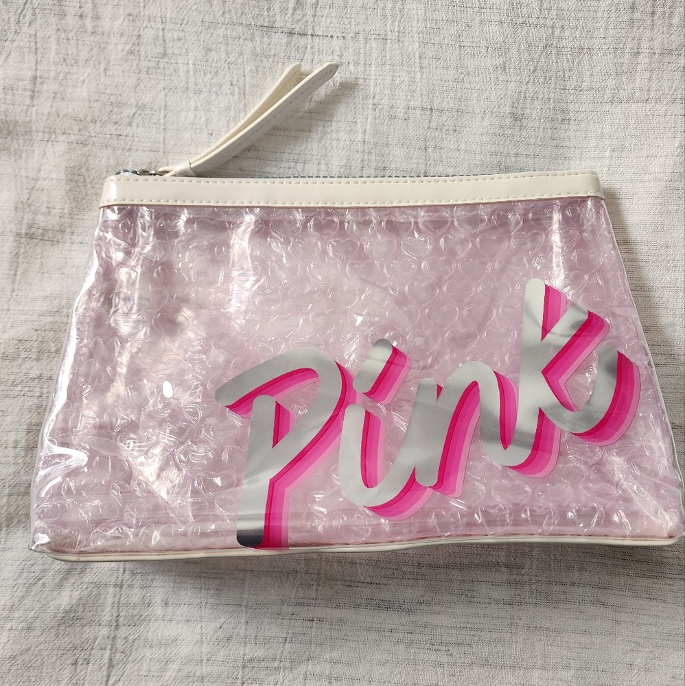 Victoria Secret PINK Heart Make Up Bag